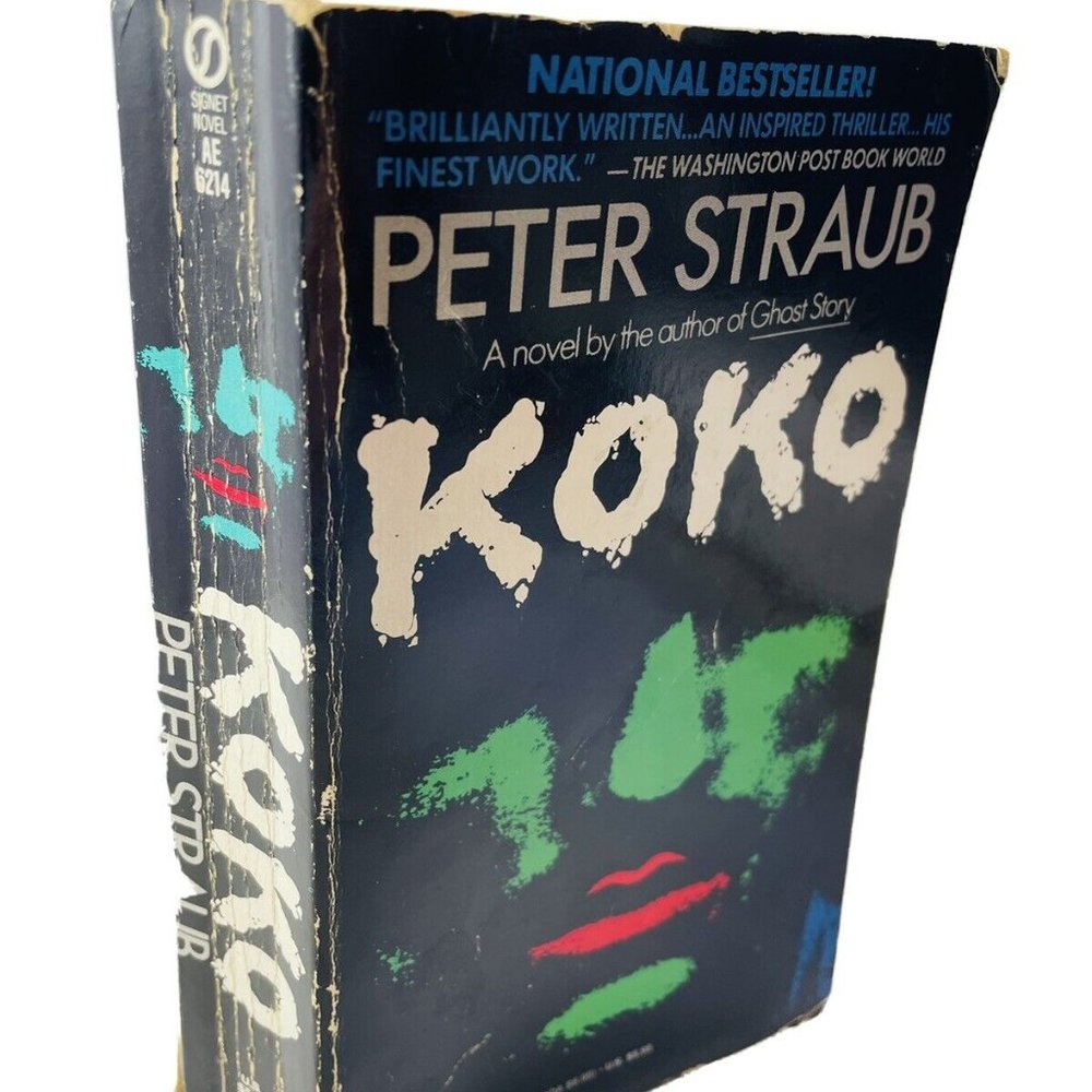 Koko by Peter Straub 1989 Paperback 1st Signet Printing Target Books Vintage